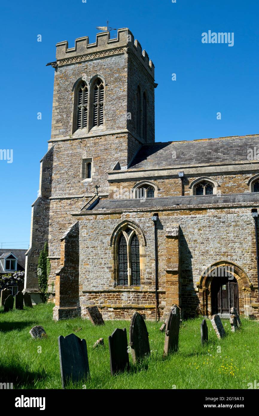 St. Andrew`s Church, Old, Northamptonshire, England, UK Stock Photo Alamy